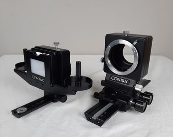 Contax auto extensies ballows con fotocopiadora de diapositivas