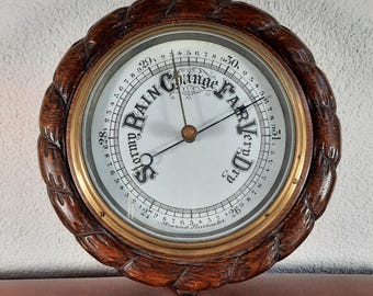 フィッシャー シェラトン ウェザーステーション 温度計 気圧計 湿度計