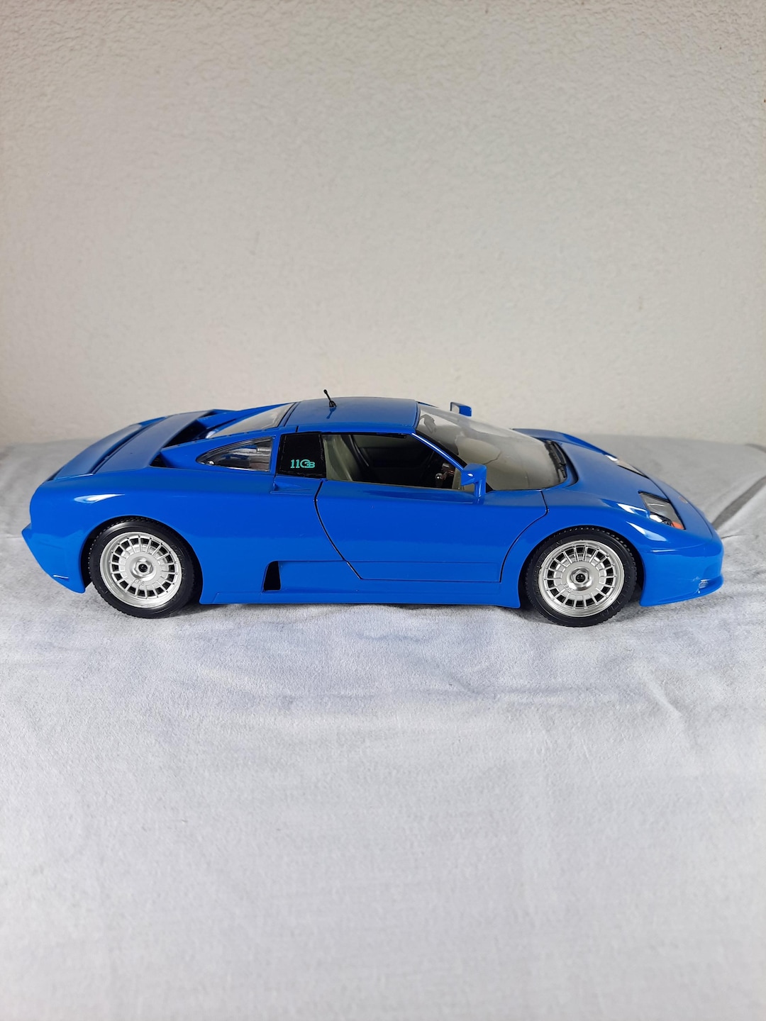 Bburago Bugatti EB110 Blauw Die Cast Modelauto 1/18 - Etsy