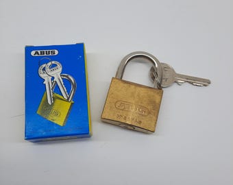 Vintage ABUS ranura para colgar tipo 85/40
