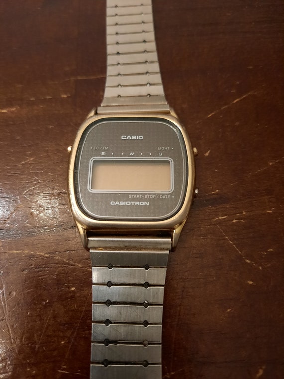 Casio Casiotron 53CGS-20 1976 Digitaal Horloge - Etsy