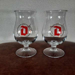 Set van 2 Duvel Collections &#39;The Duvelish 45 degree angle&#39;  bierglas 33 cl