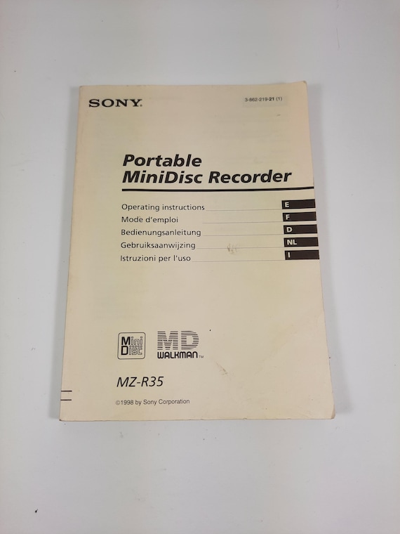 Sony MZ-R35: Compacte Minidisc-speler Met Krachtige