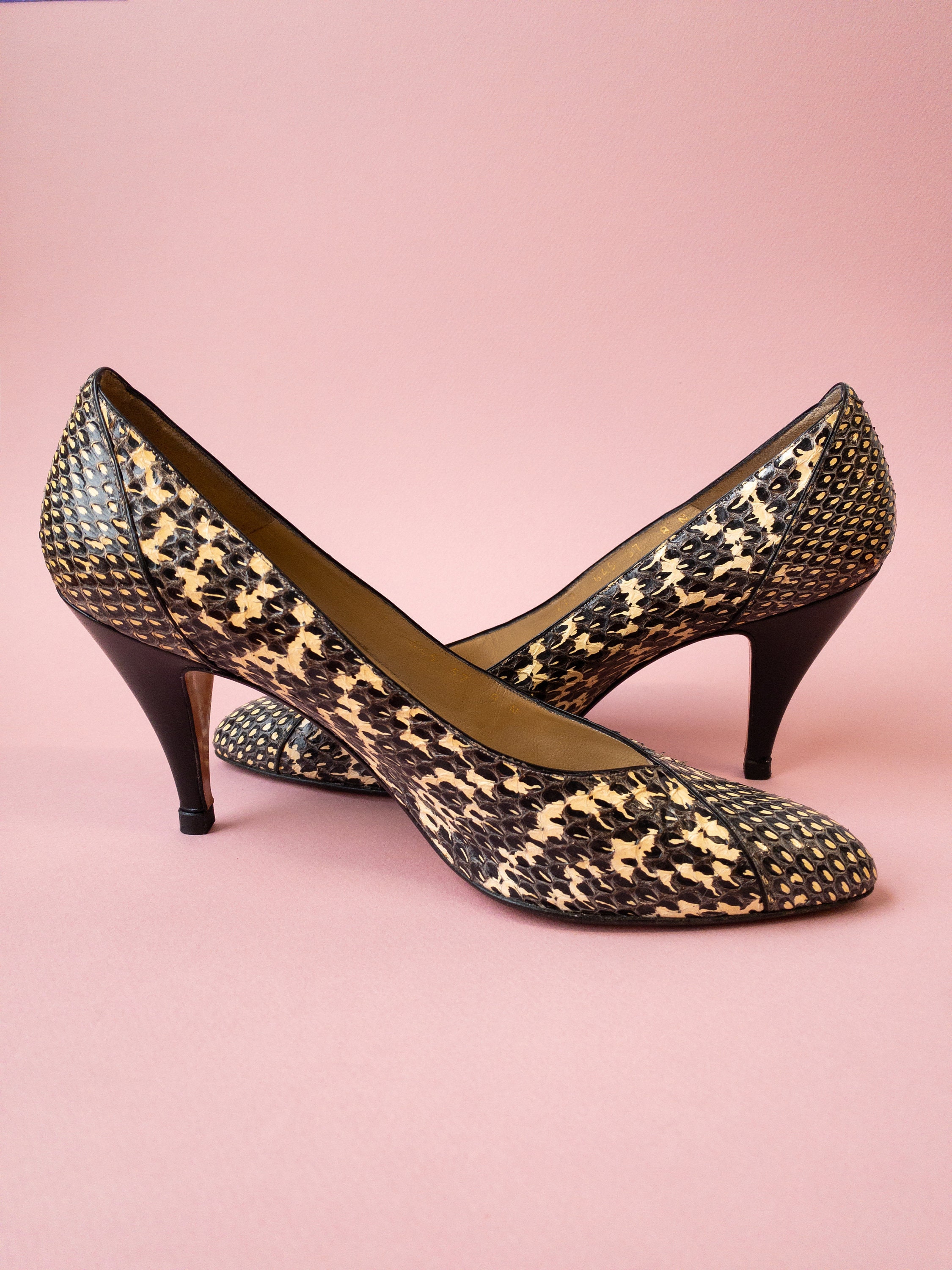 Real snakeskin heels sale