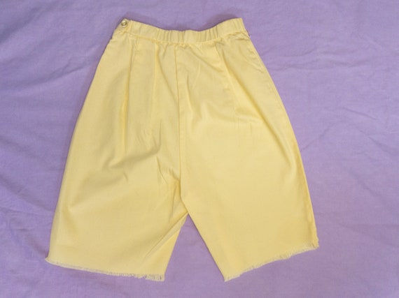 80's High Waist Yellow Short | XXS - image 3