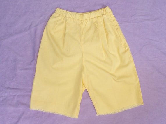 80's High Waist Yellow Short | XXS - image 1