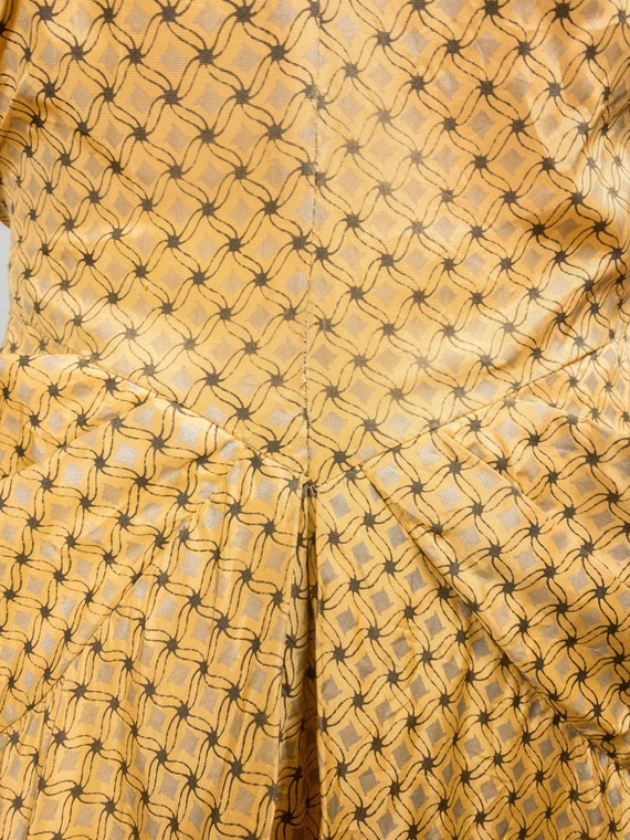 40s 50s Golden Sun Gown | M/L - image 6