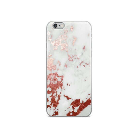 Rose Gold Marble Iphone 6 Iphone 6s Iphone 6 Etsy