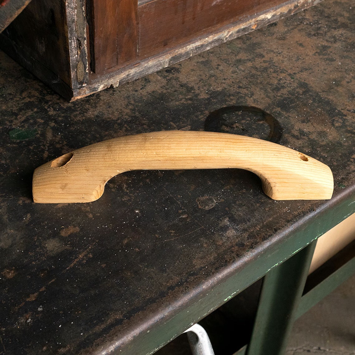 Salvaged Natural Wood Sauna Door Handle Etsy