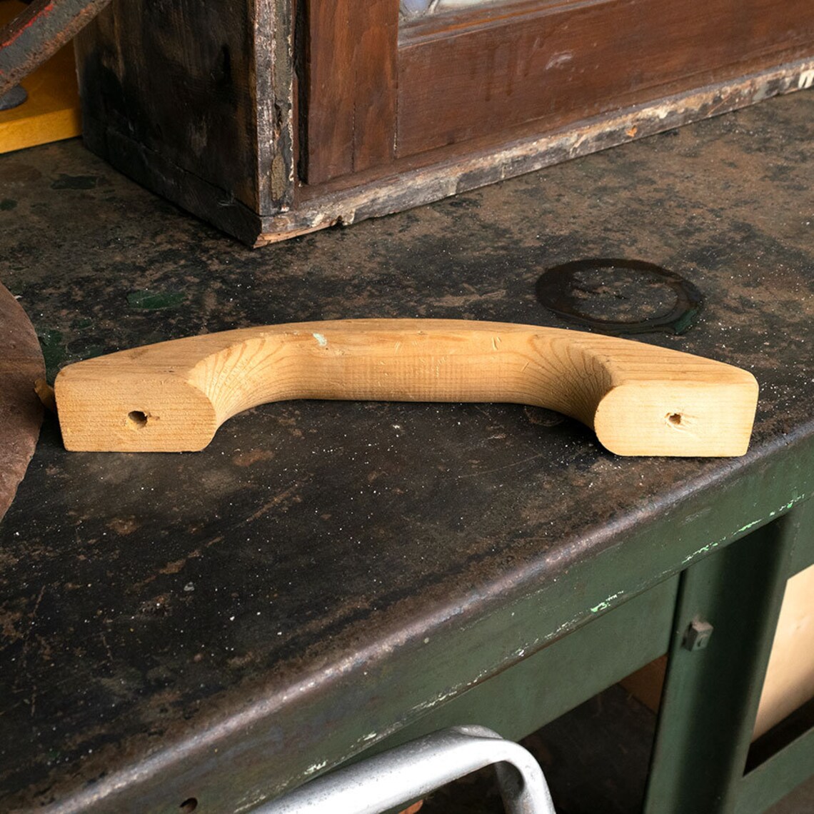 Salvaged Natural Wood Sauna Door Handle Etsy