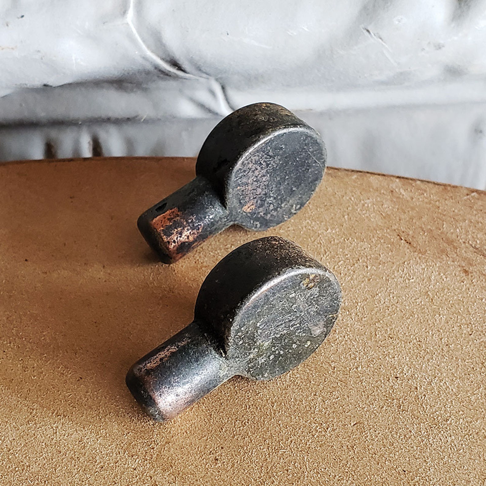 Pair of Antique Book Shelf Pins Pegs Etsy