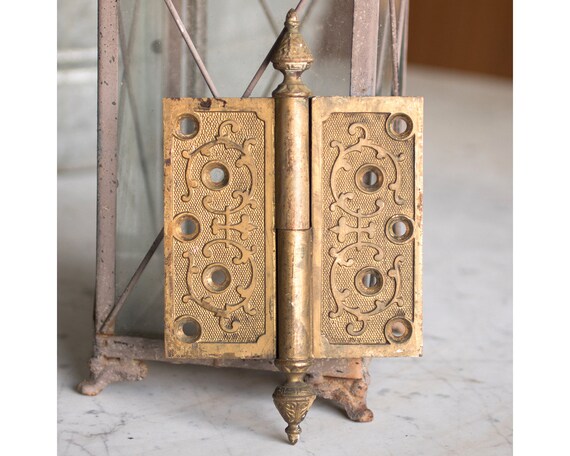 Salvaged Bronze Steeple Finial Door Hinge Etsy