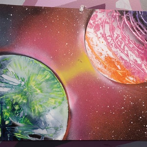 Galaxy Spray Painting