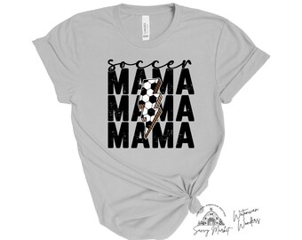 Mama Soccer Tee Mama Tee Soccer Mama Soccer Mom Shirt
