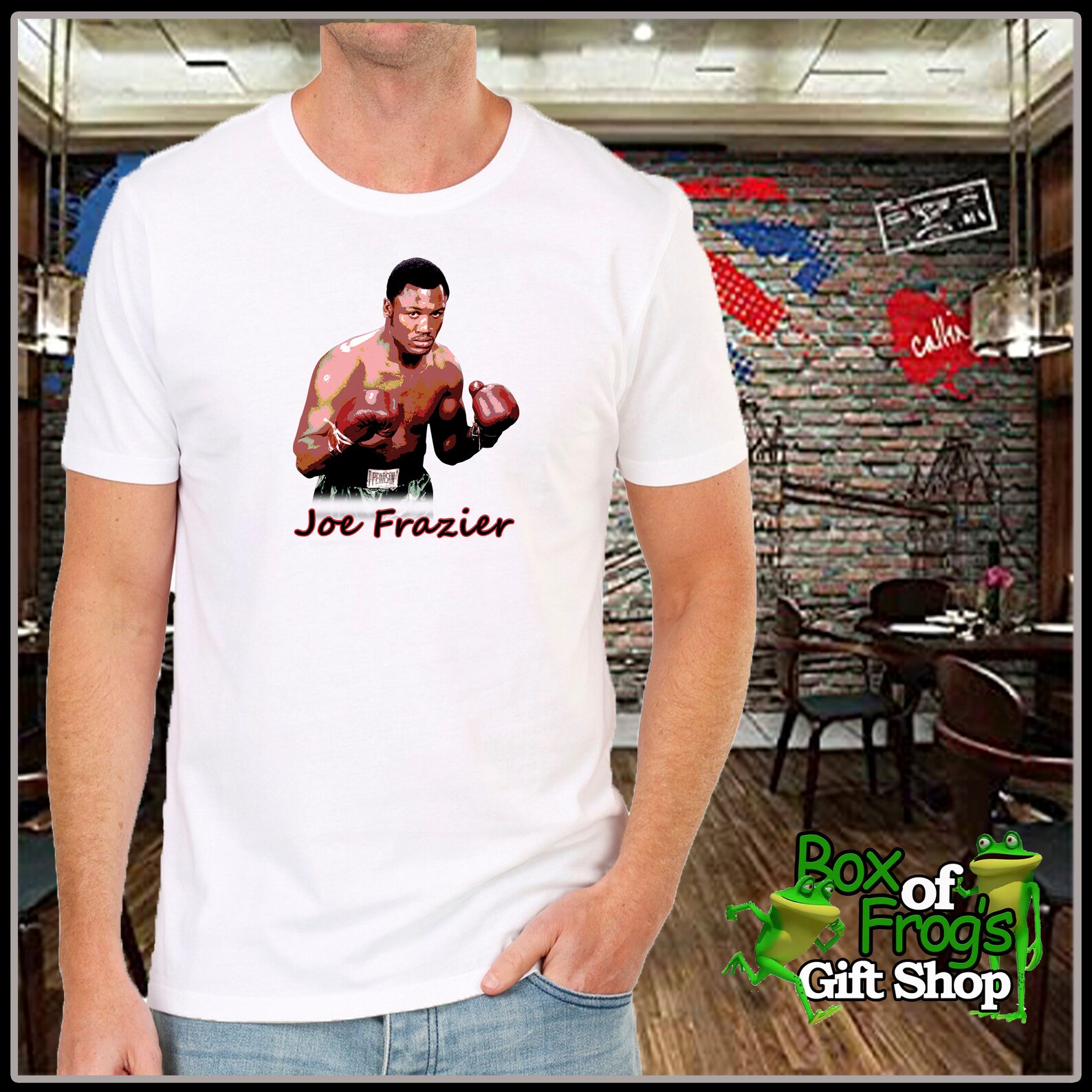 Retro JOE FRAZIER BOXING legend T Shirt | Etsy