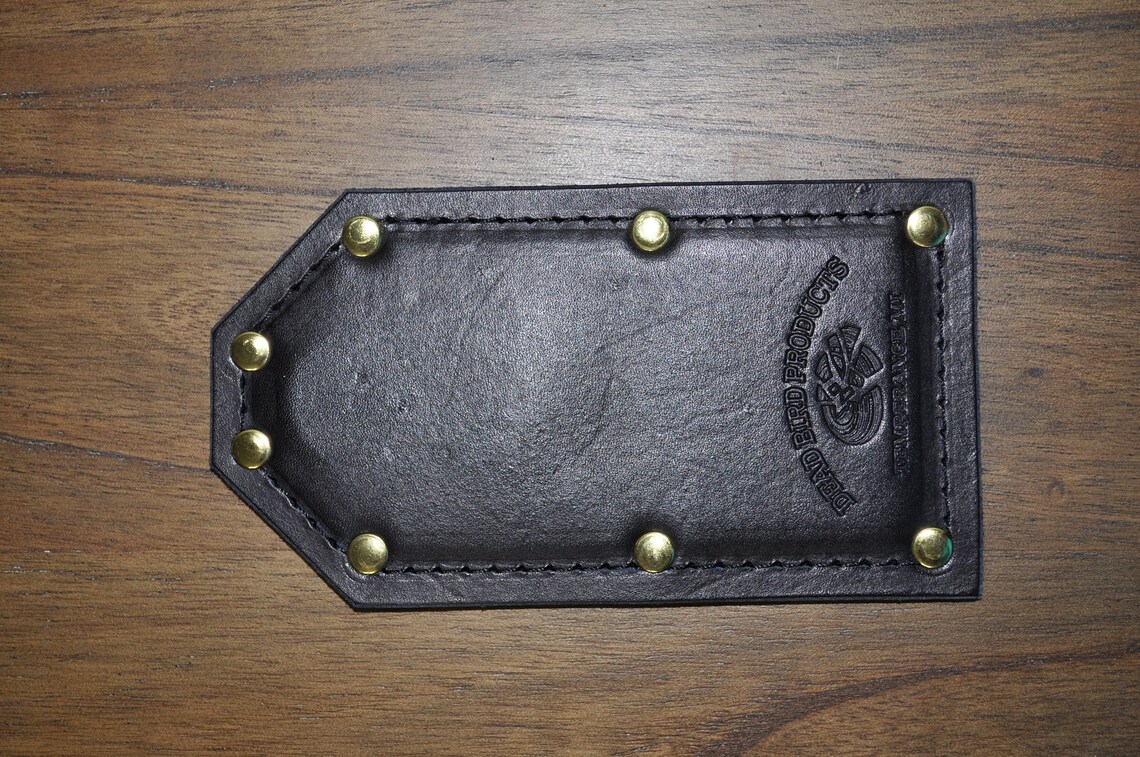 BLACK Leather Barrel Rest, Shotgun, Trapshooting, Trap, Skeet, Sporting