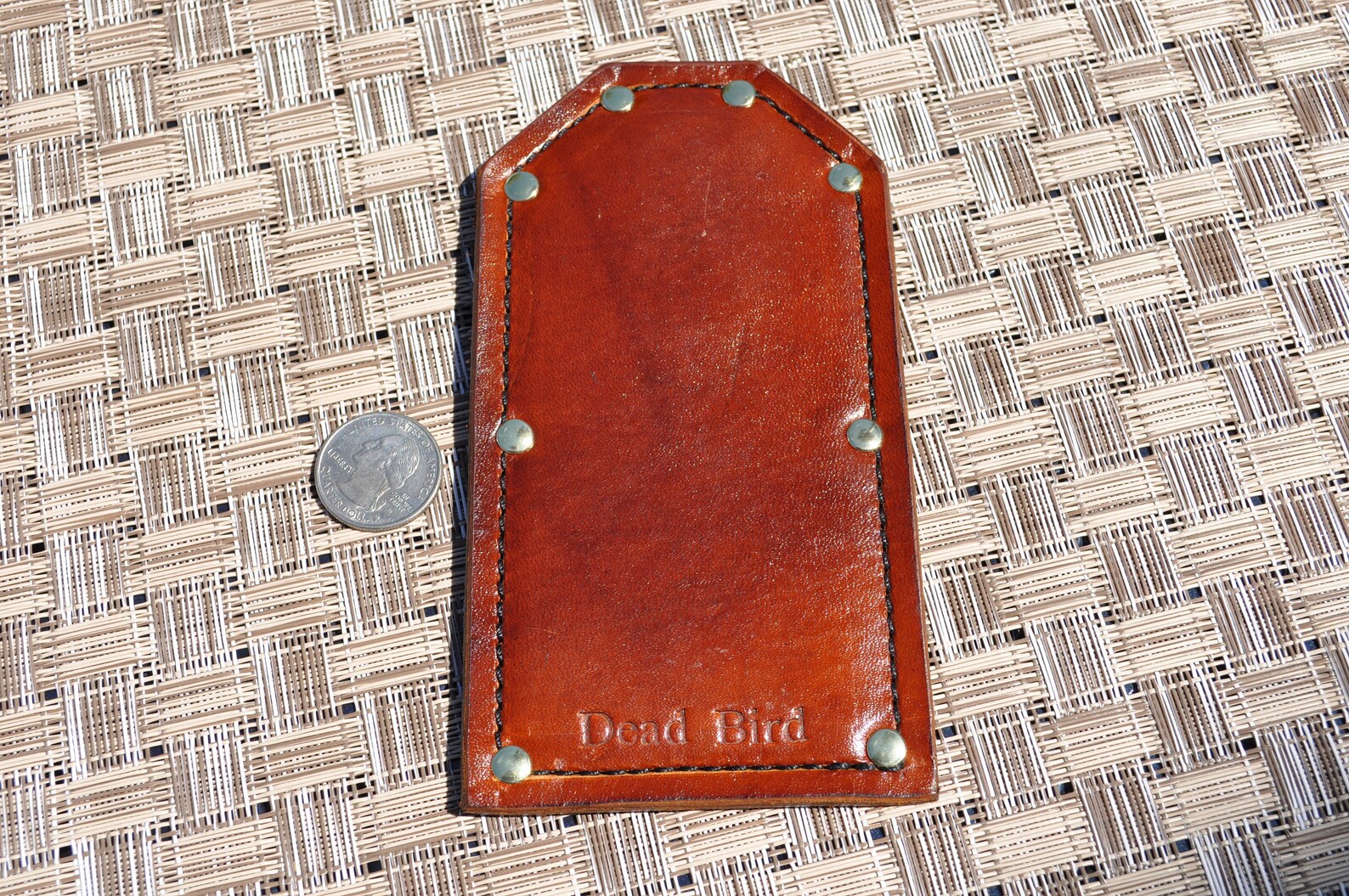 BROWN Leather Barrel Rest, Shotgun, Trapshooting, Trap, Skeet, Sporting