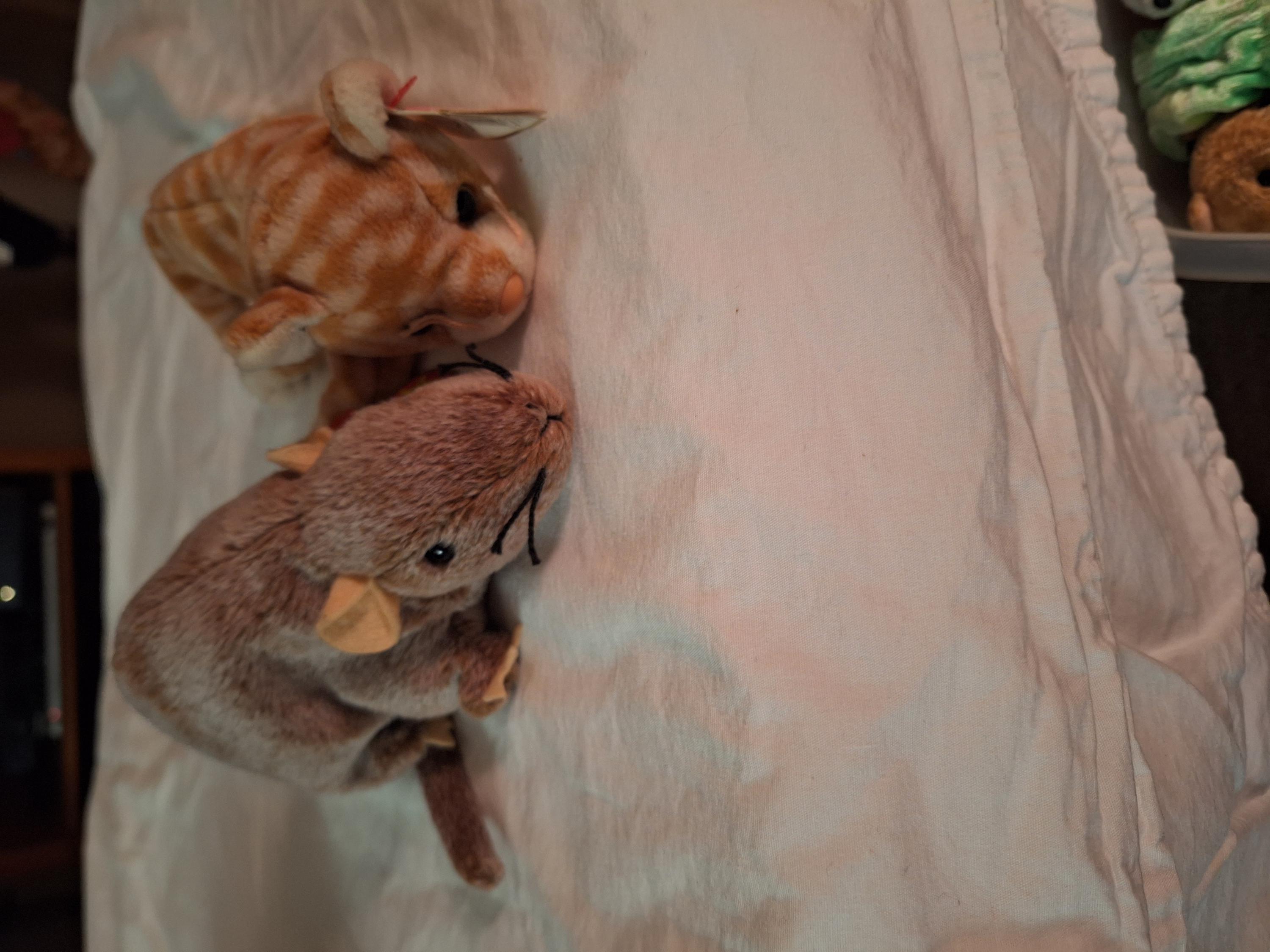 Beanie Cat and Mouse  1999