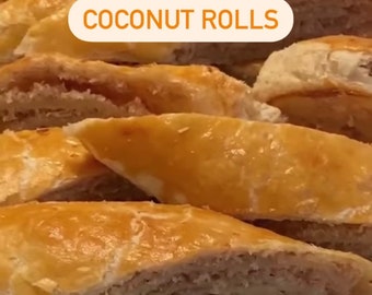 Trinidad Style Coconut Rolls