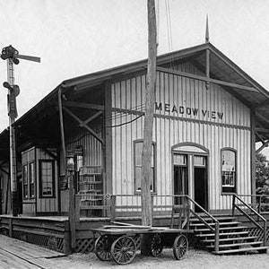 Architectural model kit, railroad station