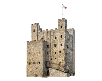 Paper castle, paper model house, castle model, Medieval Castle, miniature castle