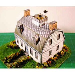 Paper house model, captain's house