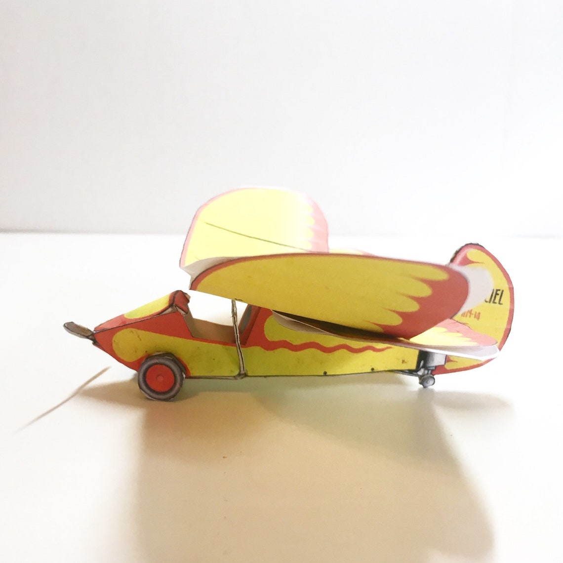 Airplane 3d Paper Model Kit, Flying Flea Etsy