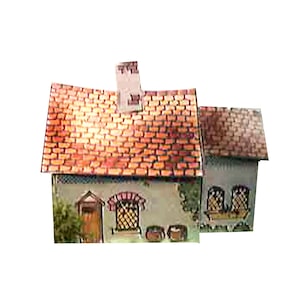Paper house model, pub