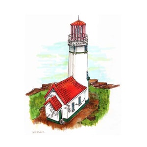 Lighthouse, paper lighthouse, lighthouse model