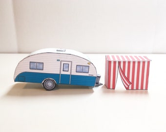 Airstream Trailer 1/12 Diorama With Full Interior Details - Etsy