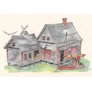Paper house model, cannery