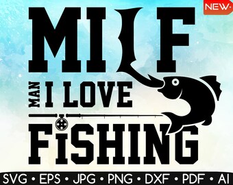Download Funny fishing svg | Etsy