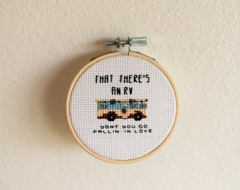 That There is an RV - Cross Stitch Ornament Pattern *PDF Digital Download*