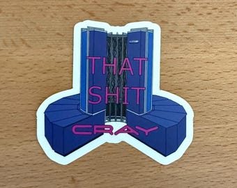 Servers in Paris Sticker