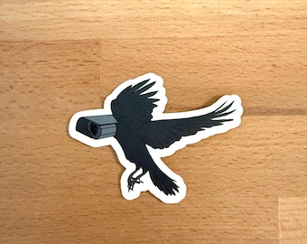 Spy Bird Sticker