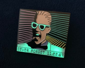 Max Headroom Broadcast Signal Intrusion Pin