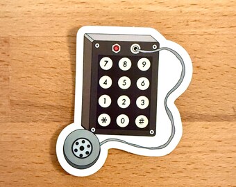 Blue Box Sticker