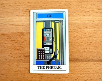 The Phreak Tarot Card Sticker