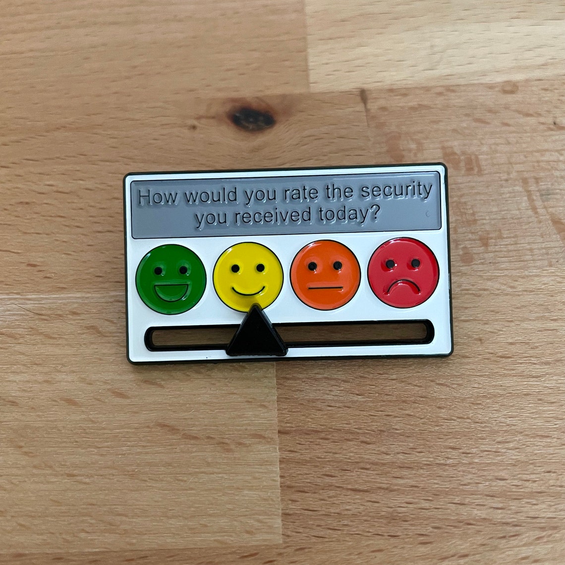 Security Rating Enamel Pin - Etsy