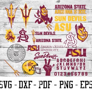 Arizona State Sun Devils SVG, DXF, EPS, Png - instant download