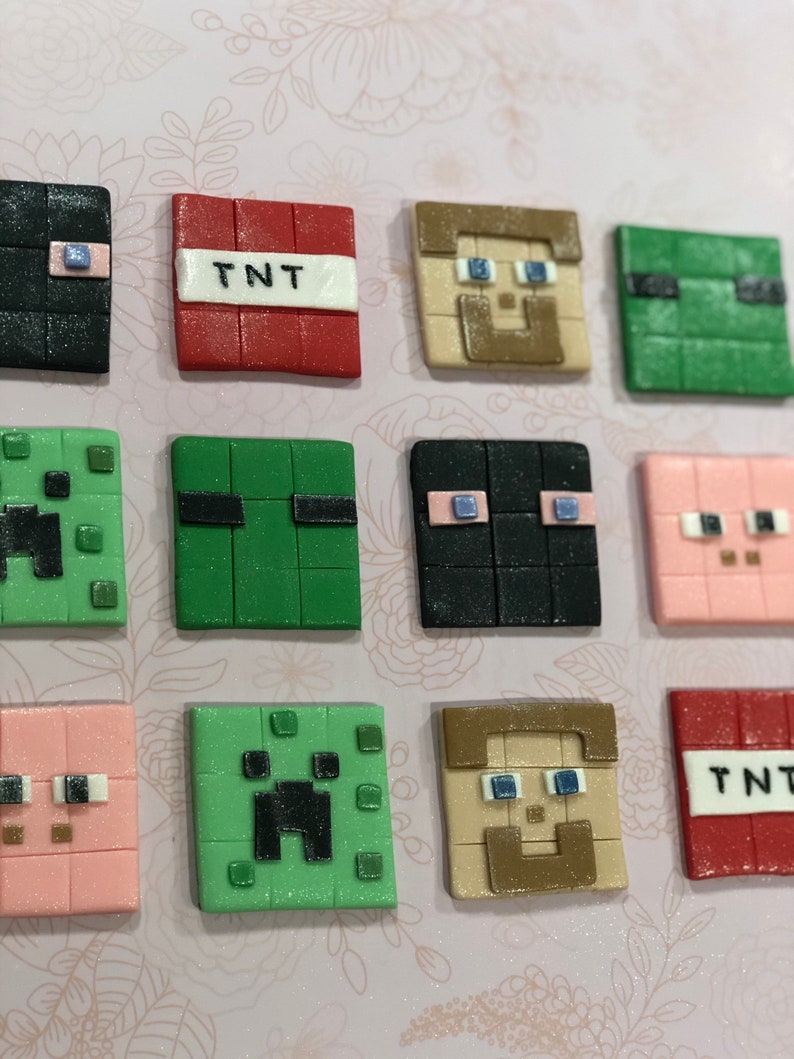 ROBLOX inspired cupcake toppers | Etsy