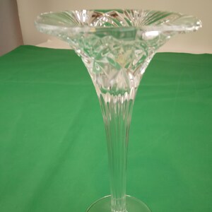Cristal D'Arques Vincennes Candlesticks Holders Made in France - 8.75" Tall - Beautiful!