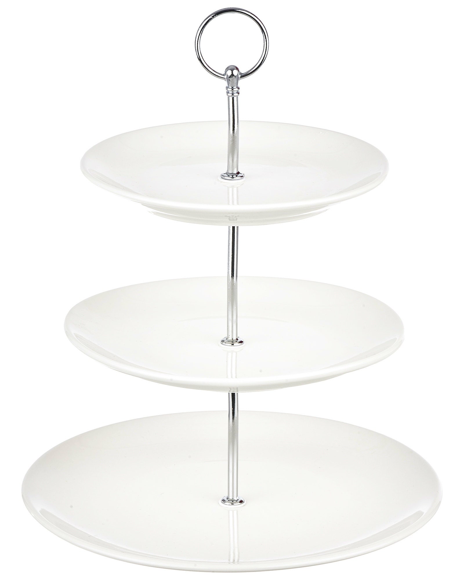 Nyxi White Ceramic 3 Tier Cake Stand Porcelain Round Display Etsy