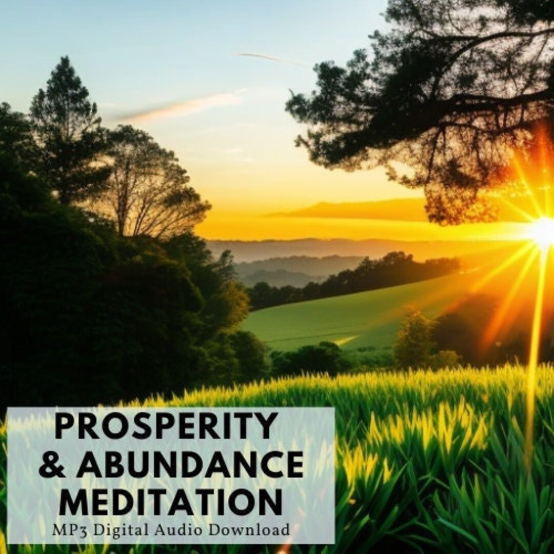 Prosperity And Abundance Meditation Guided Audio Meditation