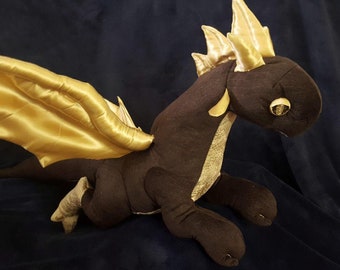 large stuffed dragon