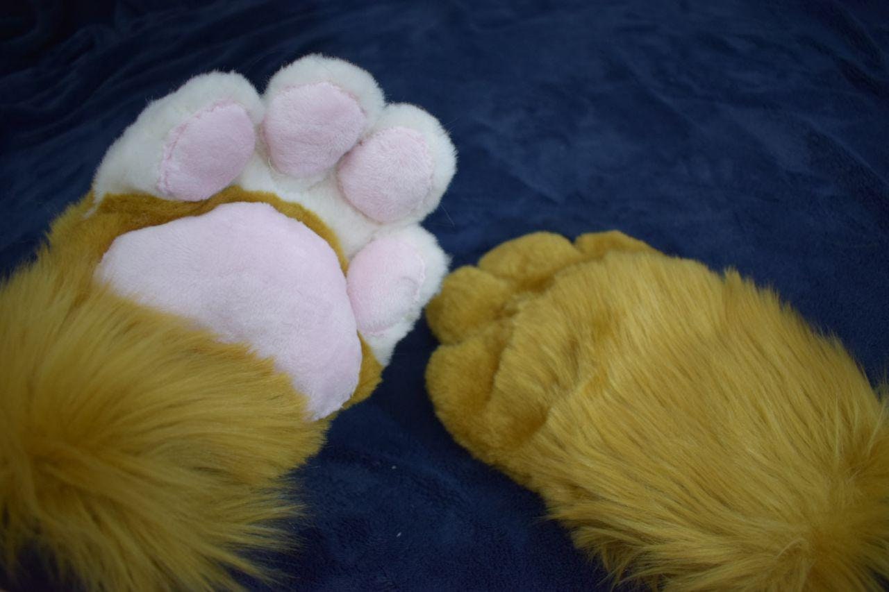 Plush Hand Paws Hand Paws Paw Mittens Paw Gloves Etsy