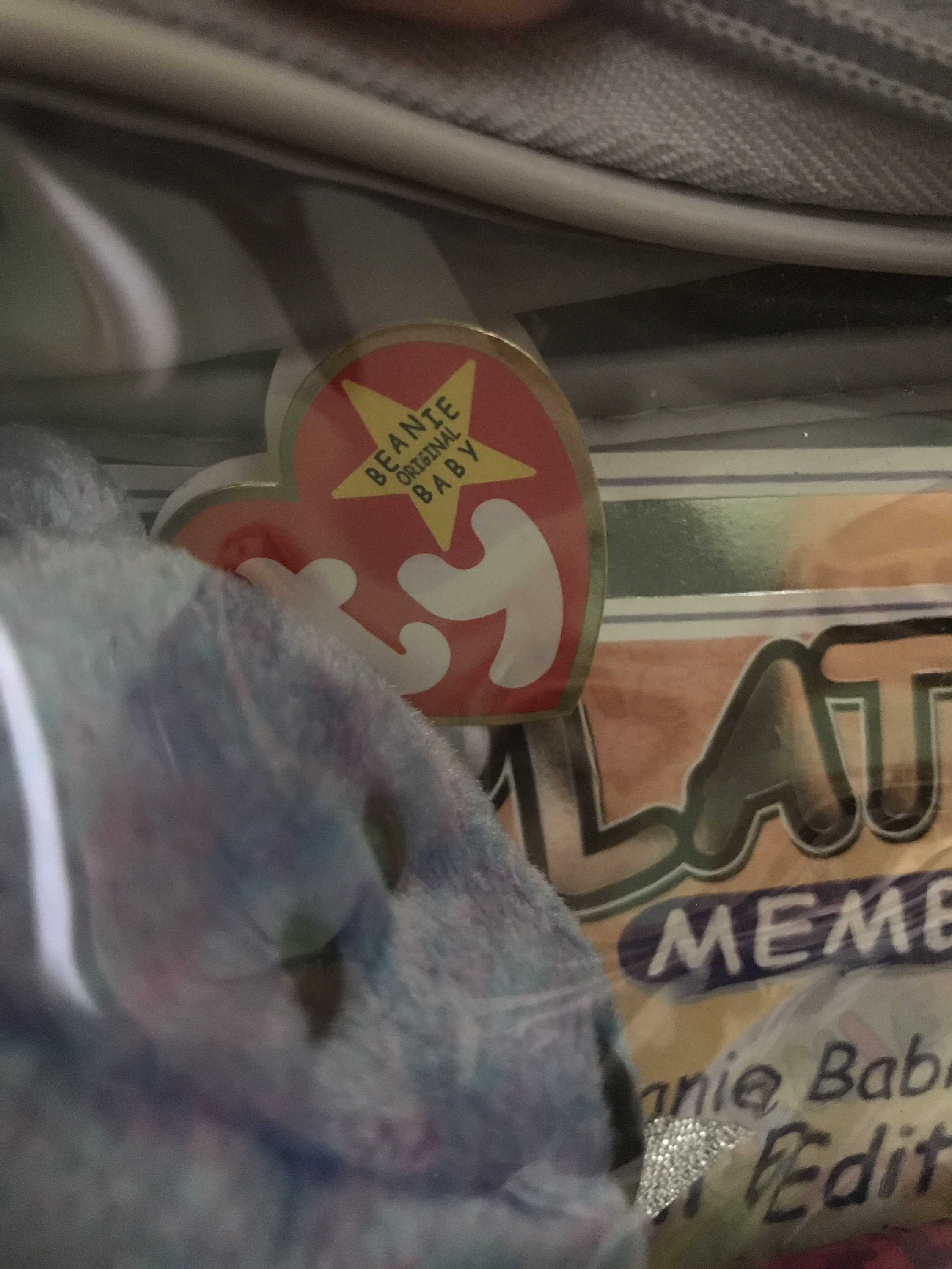 1999 Vintage TY Original Beanie Babies Platinum Membership Kit, With