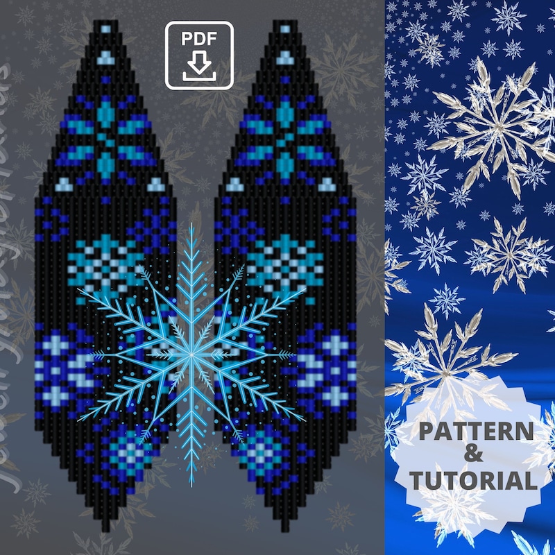 Beaded Snowflake Tutorial - Etsy