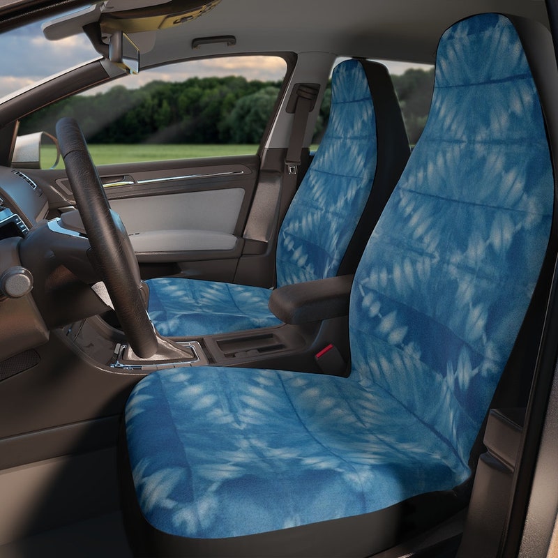 Tie Dye Purple Pet Car Seat Cover main image 1