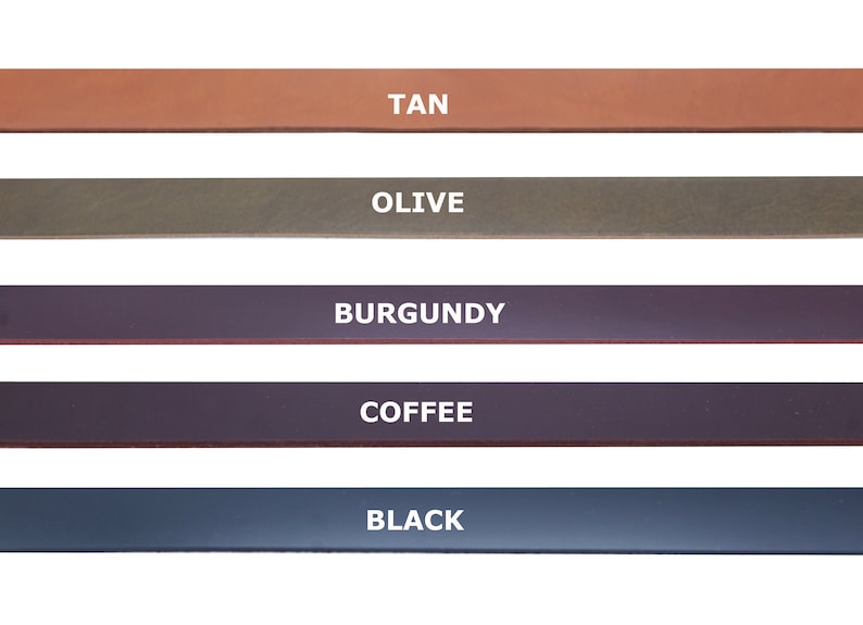 Puede incluir: Cinco correas de cuero en diferentes colores: marr&oacute;n claro, oliva, burdeos, caf&eacute; y negro. Los colores est&aacute;n etiquetados debajo de cada correa.